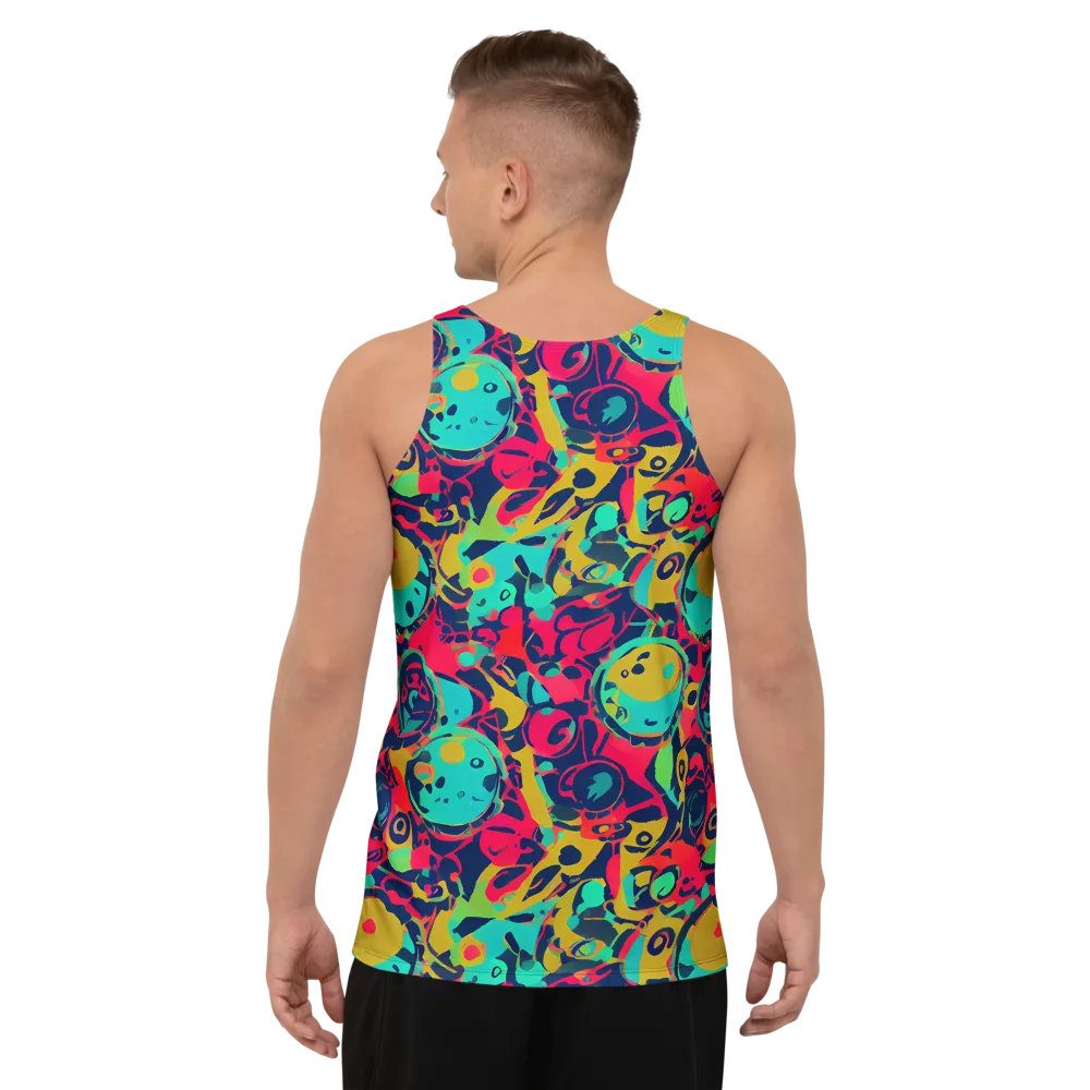 Gottlieb Galaxy on Men's Tank Top — Back