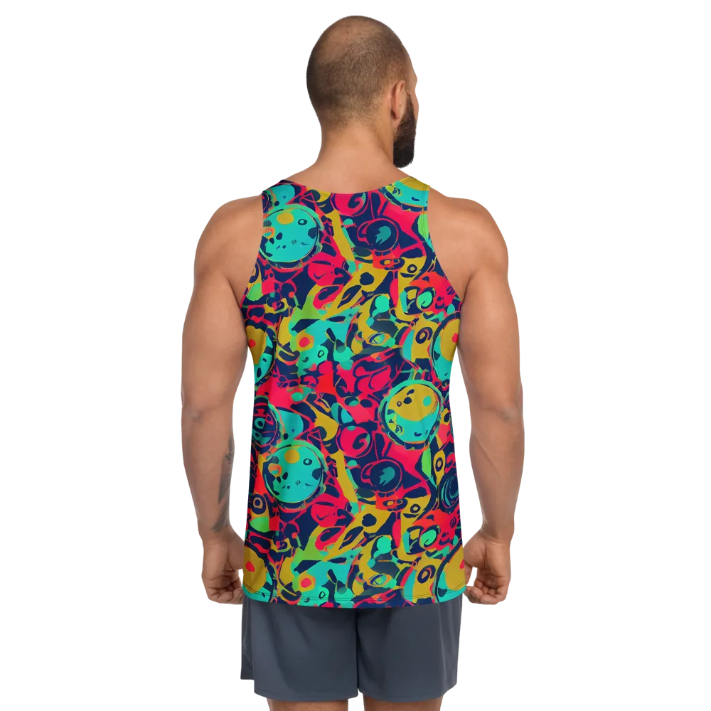 Gottlieb Galaxy on Men's Tank Top — Back
