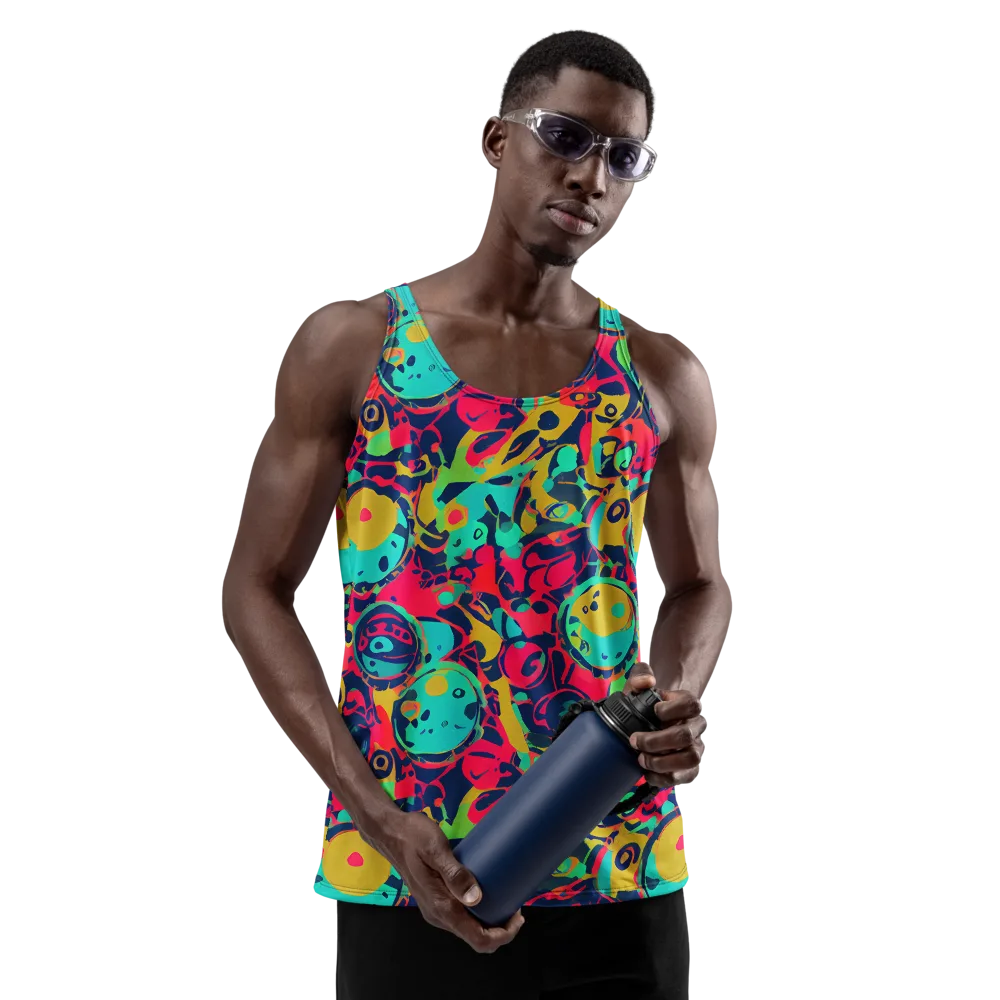 Gottlieb Galaxy on Men's Tank Top — Front