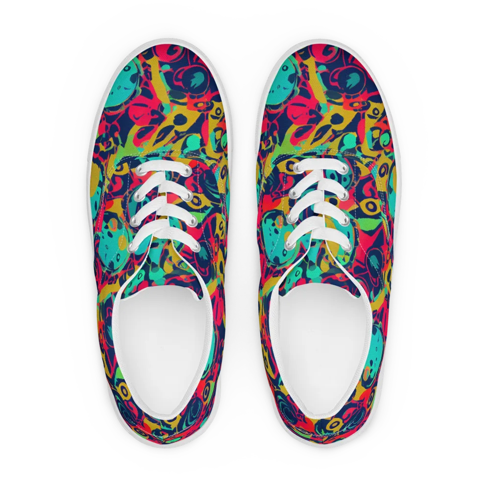 Gottlieb Galaxy on Men's Lace-Up Canvas Shoes — Front