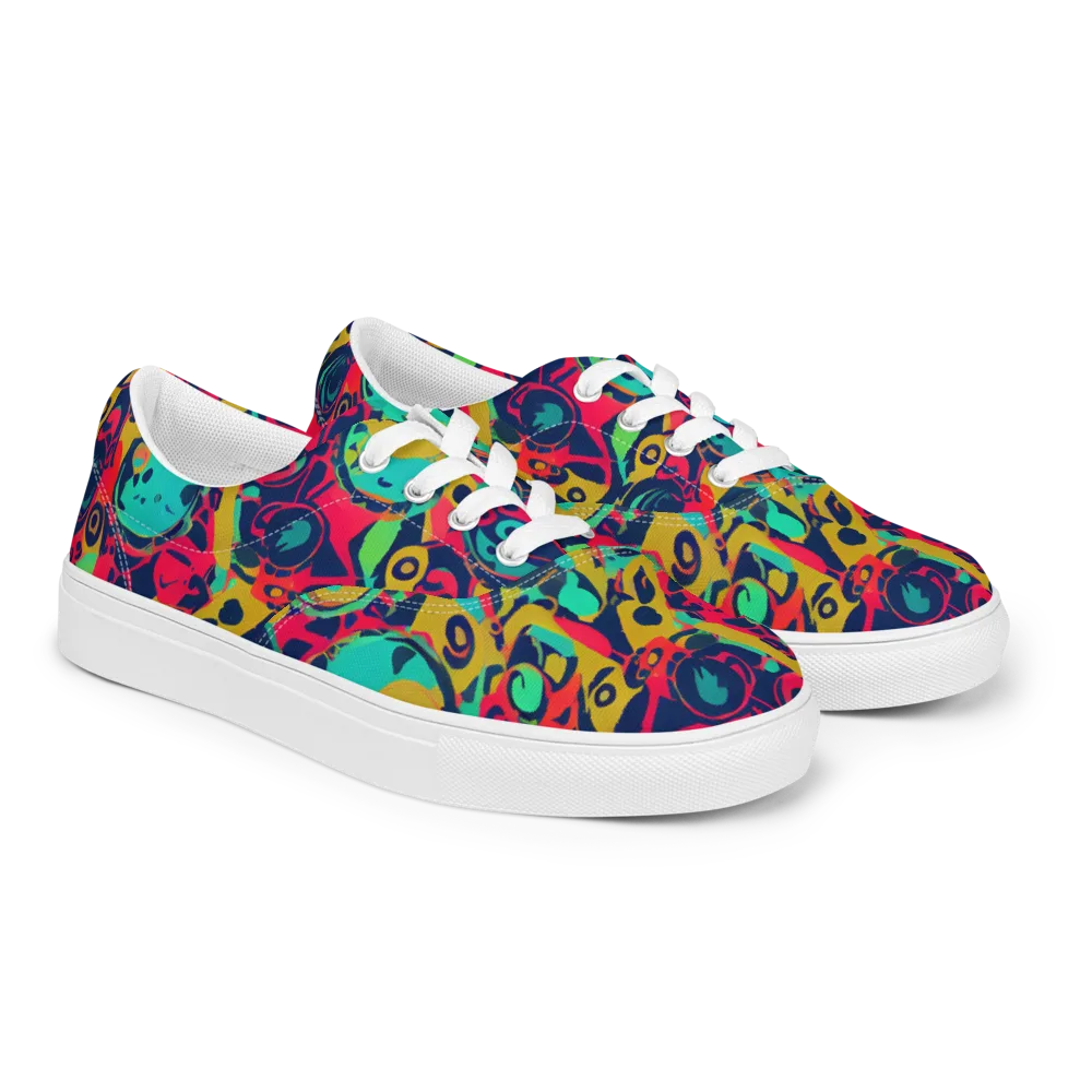 Gottlieb Galaxy on Men's Lace-Up Canvas Shoes — Right Front