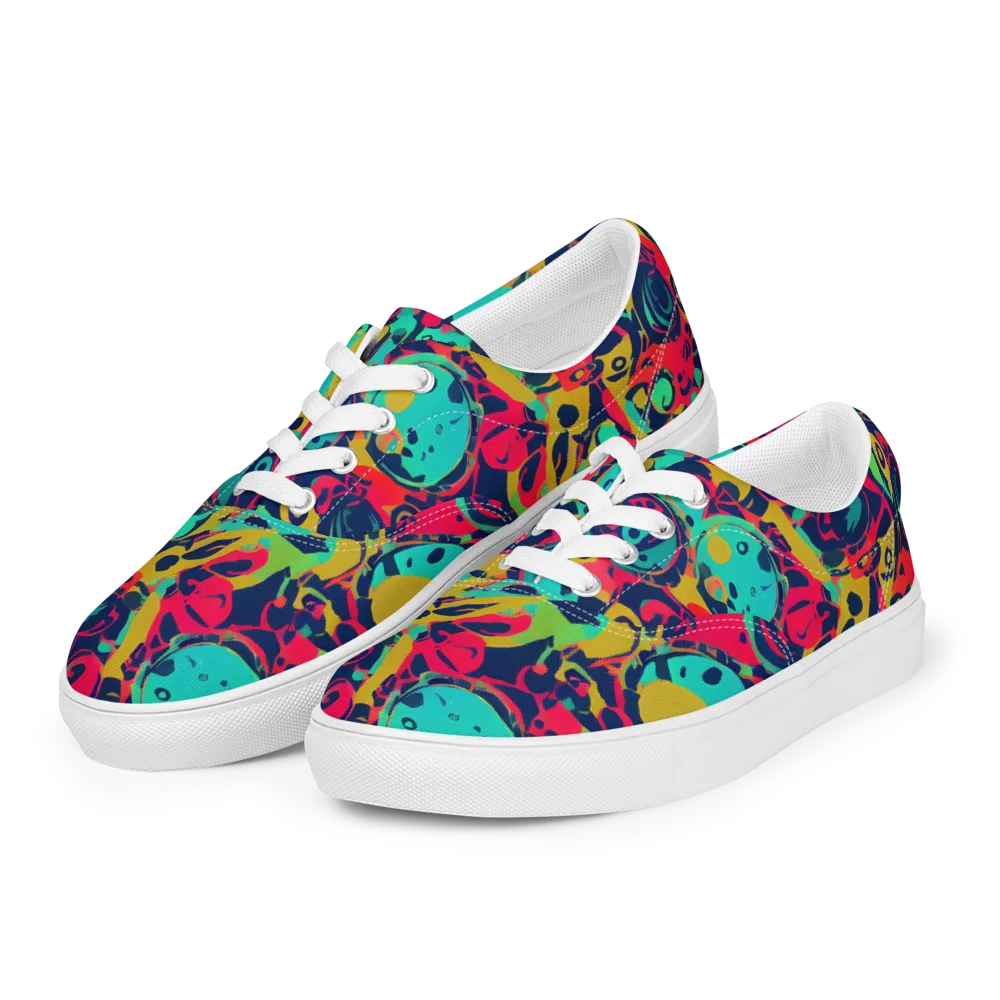 Gottlieb Galaxy on Men's Lace-Up Canvas Shoes — Left Front