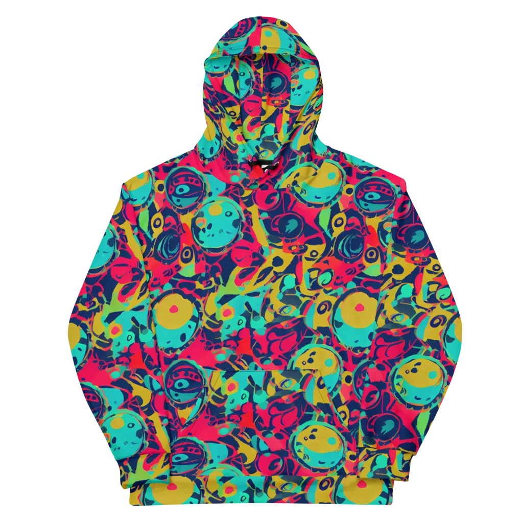 Gottlieb Galaxy on Cotton Hoodie — Front