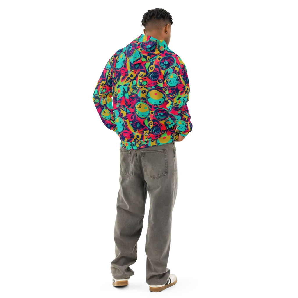 Gottlieb Galaxy on Cotton Hoodie — Back