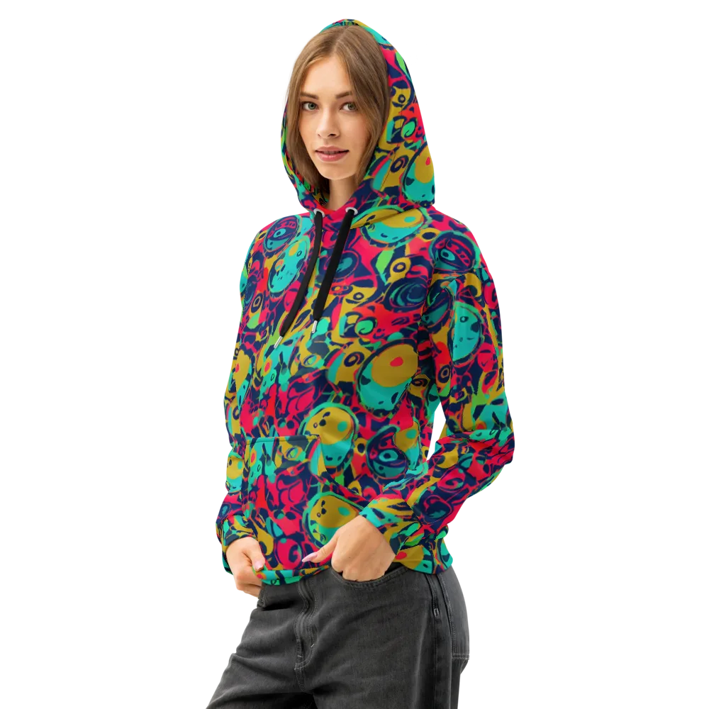 Gottlieb Galaxy on Cotton Hoodie — Left Front