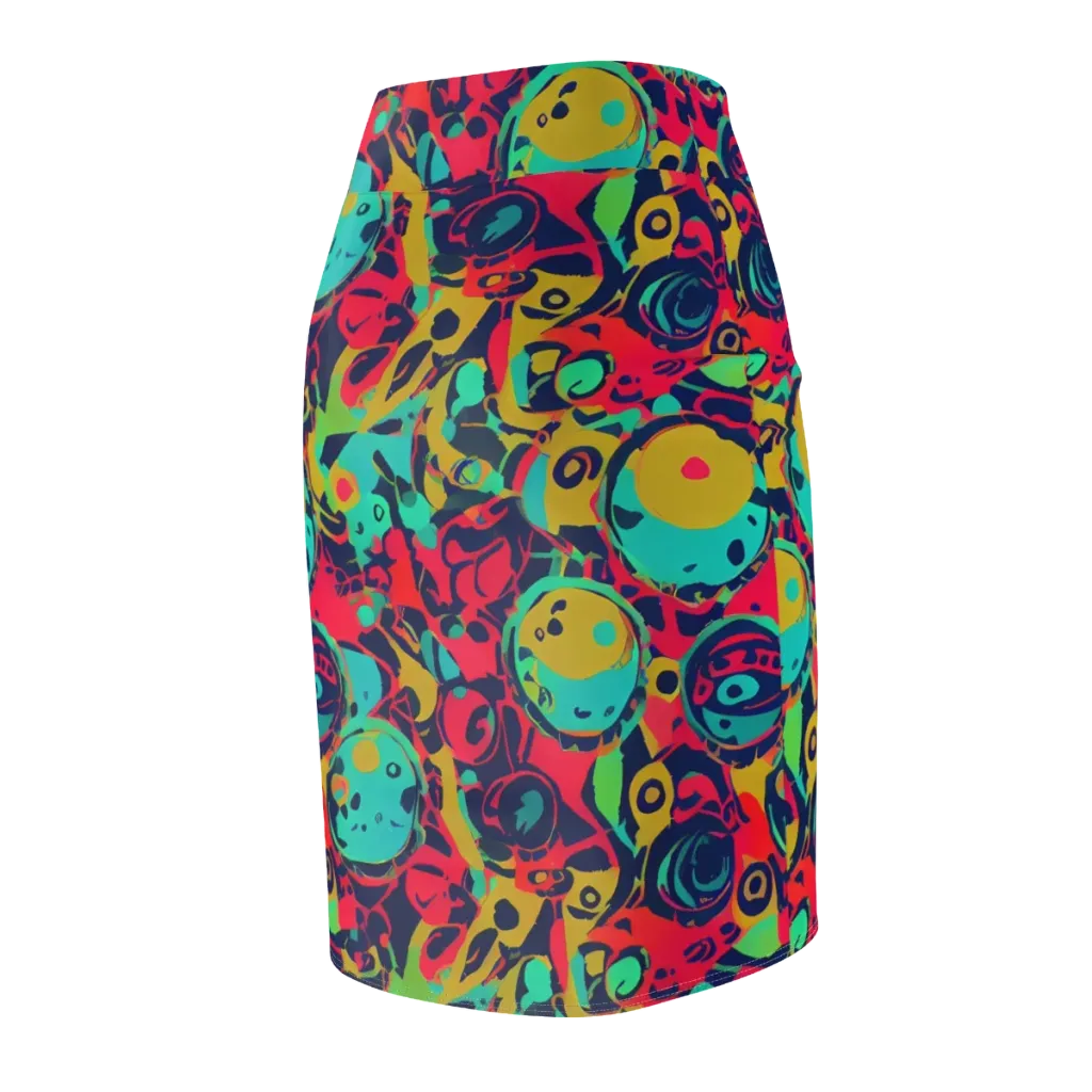 Gottlieb Galaxy on Pencil Skirt — Back Side