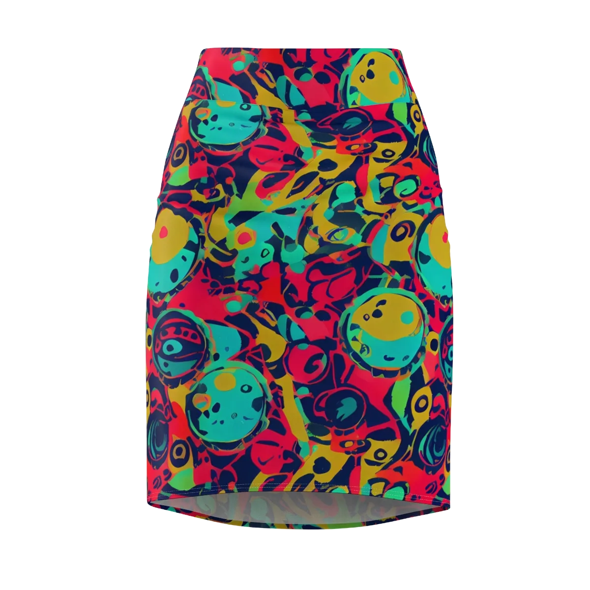 Gottlieb Galaxy on Pencil Skirt — Front