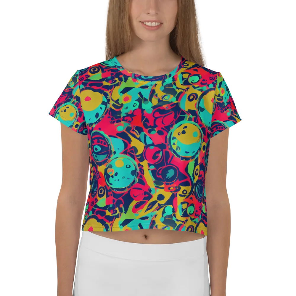 Gottlieb Galaxy on Crop Tee — Front
