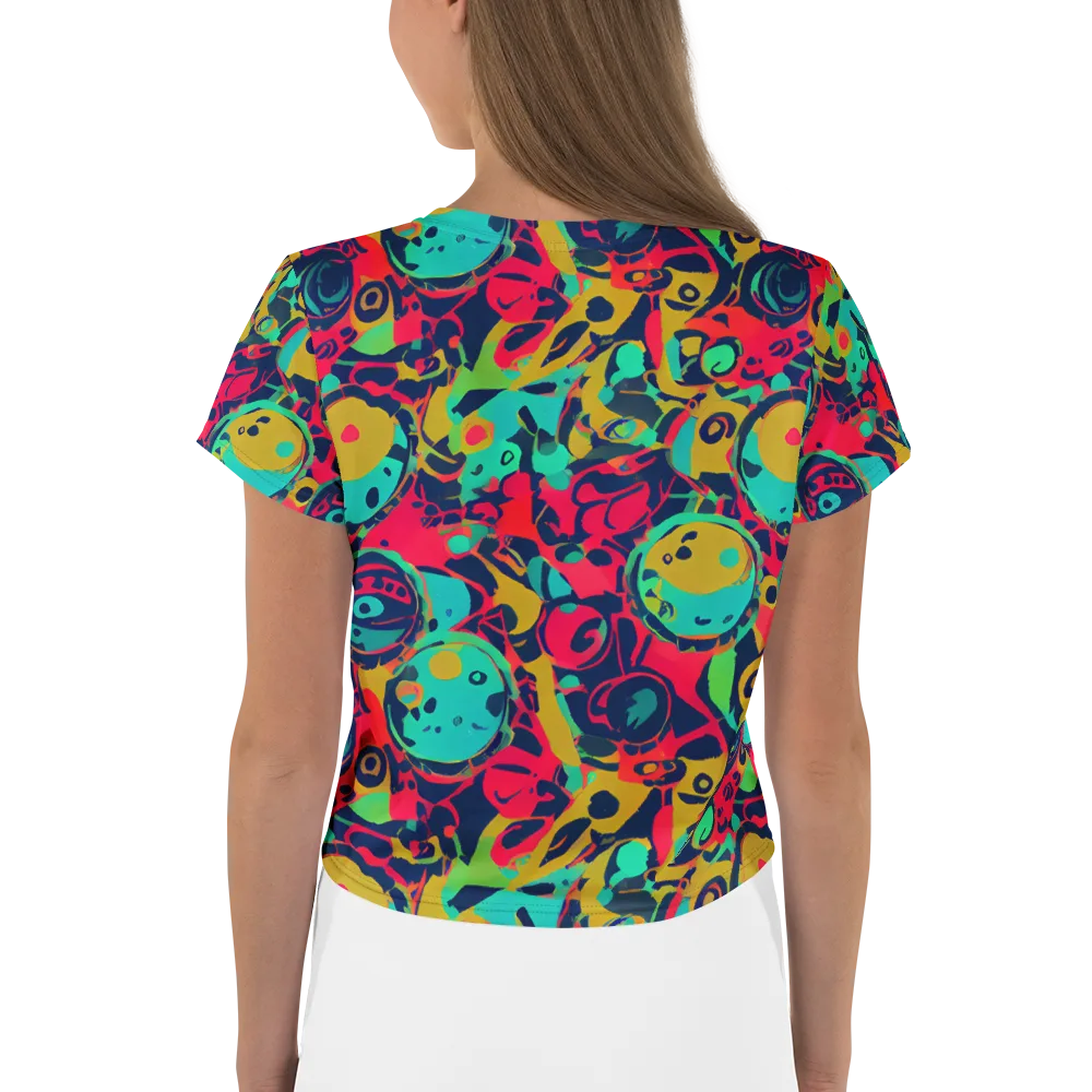 Gottlieb Galaxy on Crop Tee — Back