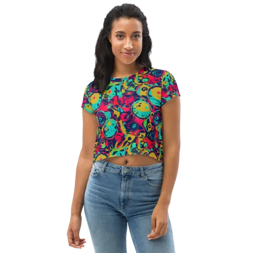 Gottlieb Galaxy on a Crop Tee