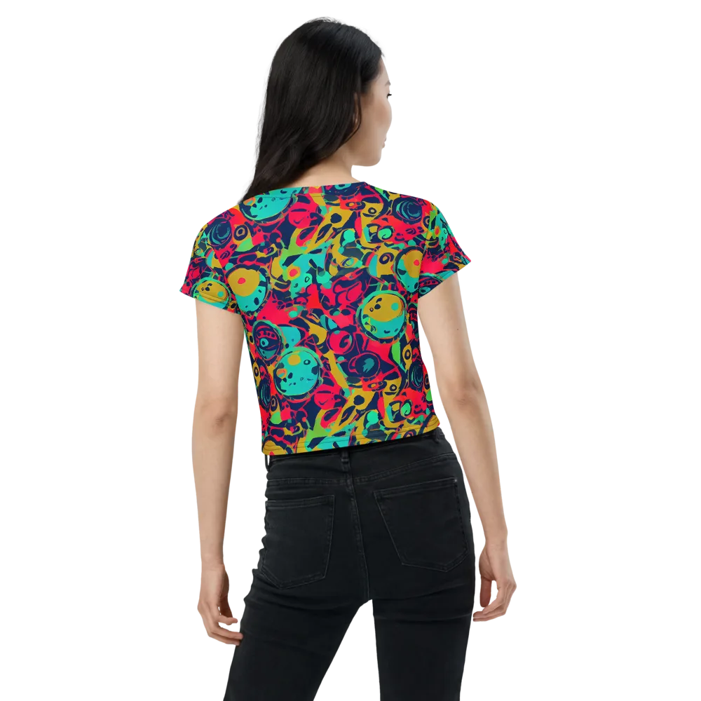 Gottlieb Galaxy on Crop Tee — Back