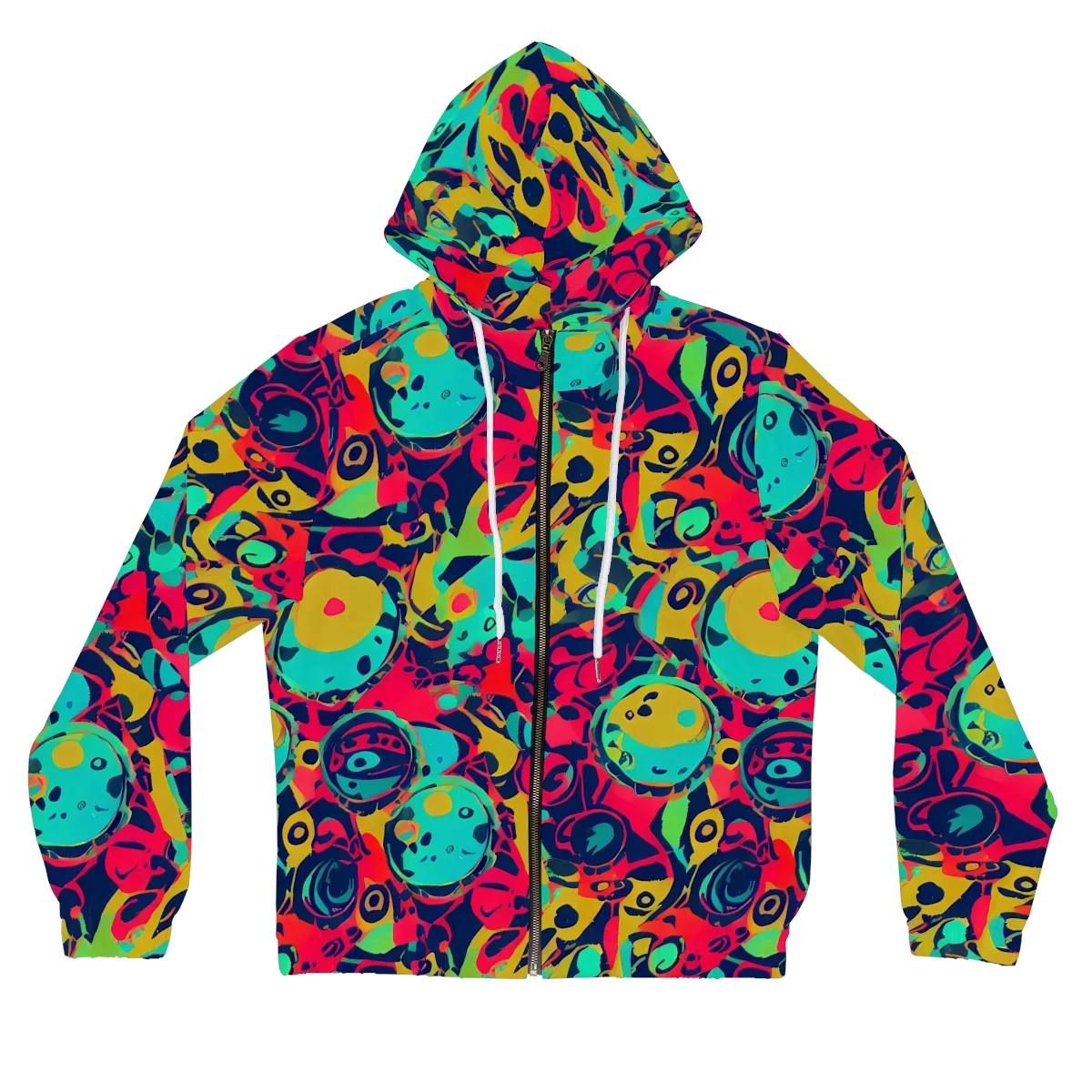 Gottlieb Galaxy on Women's Full-Zip Hoodie — Front