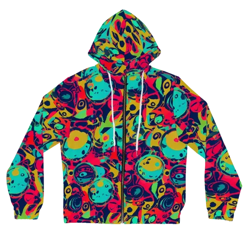 Gottlieb Galaxy on a Women's Full-Zip Hoodie