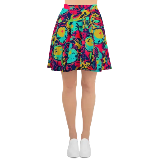 Gottlieb Galaxy on a Skater Skirt
