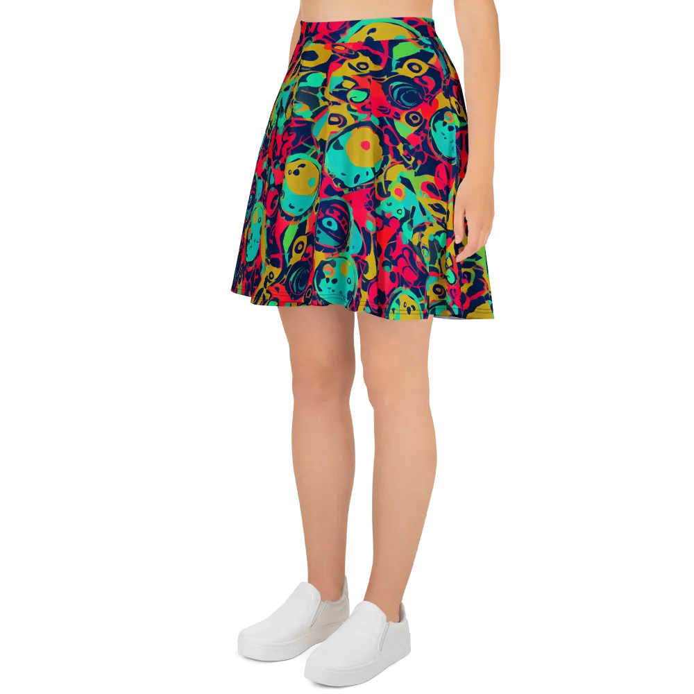 Gottlieb Galaxy on Skater Skirt — Left