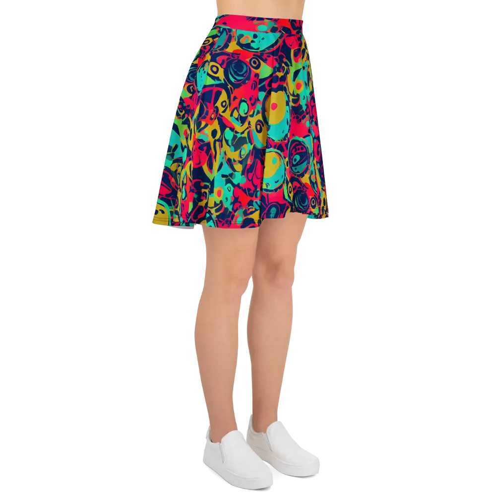 Gottlieb Galaxy on Skater Skirt — Right