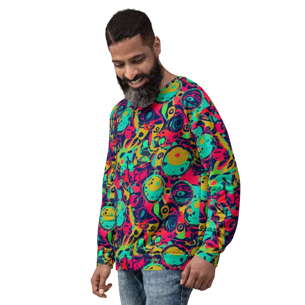 Gottlieb Galaxy on Sweatshirt — Left Front
