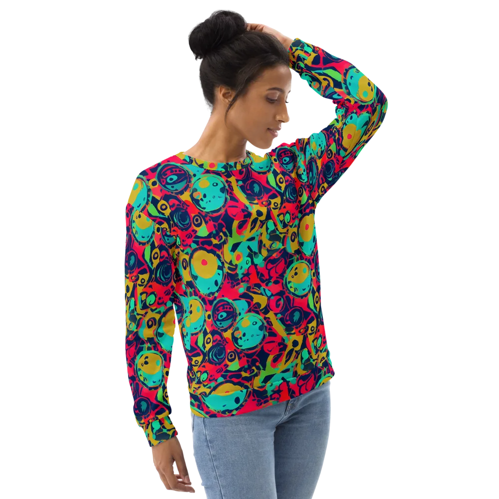 Gottlieb Galaxy on Sweatshirt — Right Front