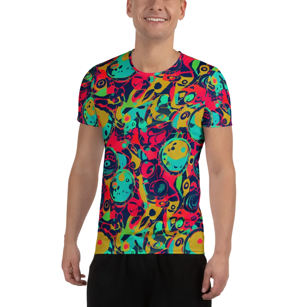 Gottlieb Galaxy on Men's Athletic T-Shirt — Front