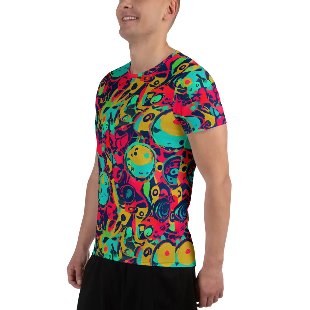 Gottlieb Galaxy on Men's Athletic T-Shirt — Left