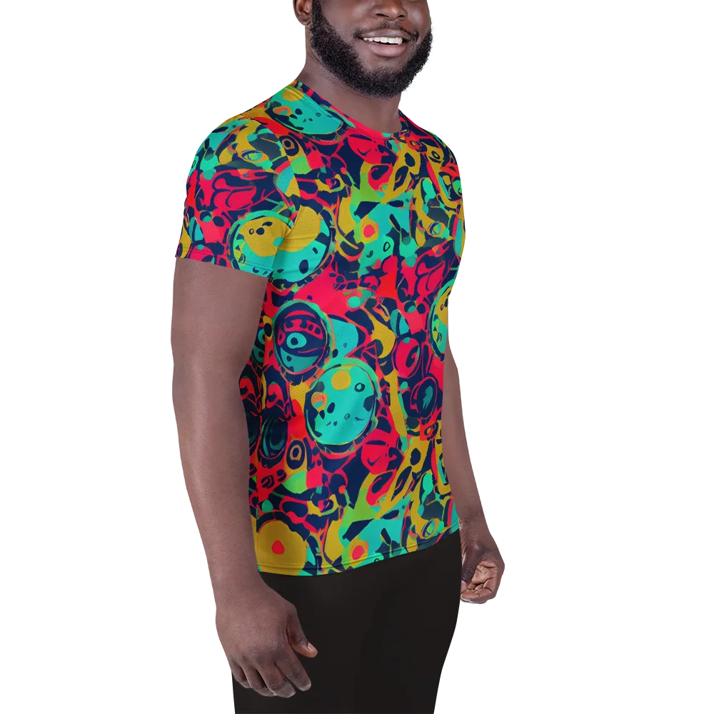 Gottlieb Galaxy on Men's Athletic T-Shirt — Right