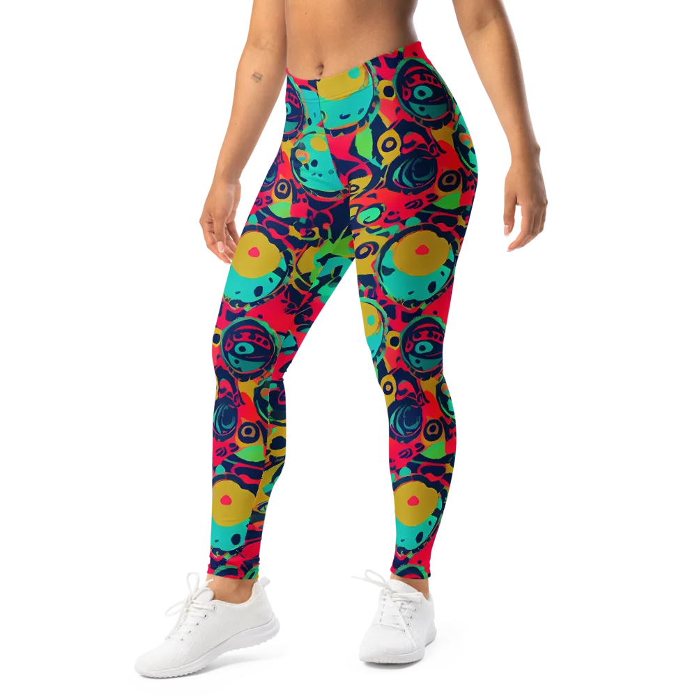 Gottlieb Galaxy on Leggings — Left Front