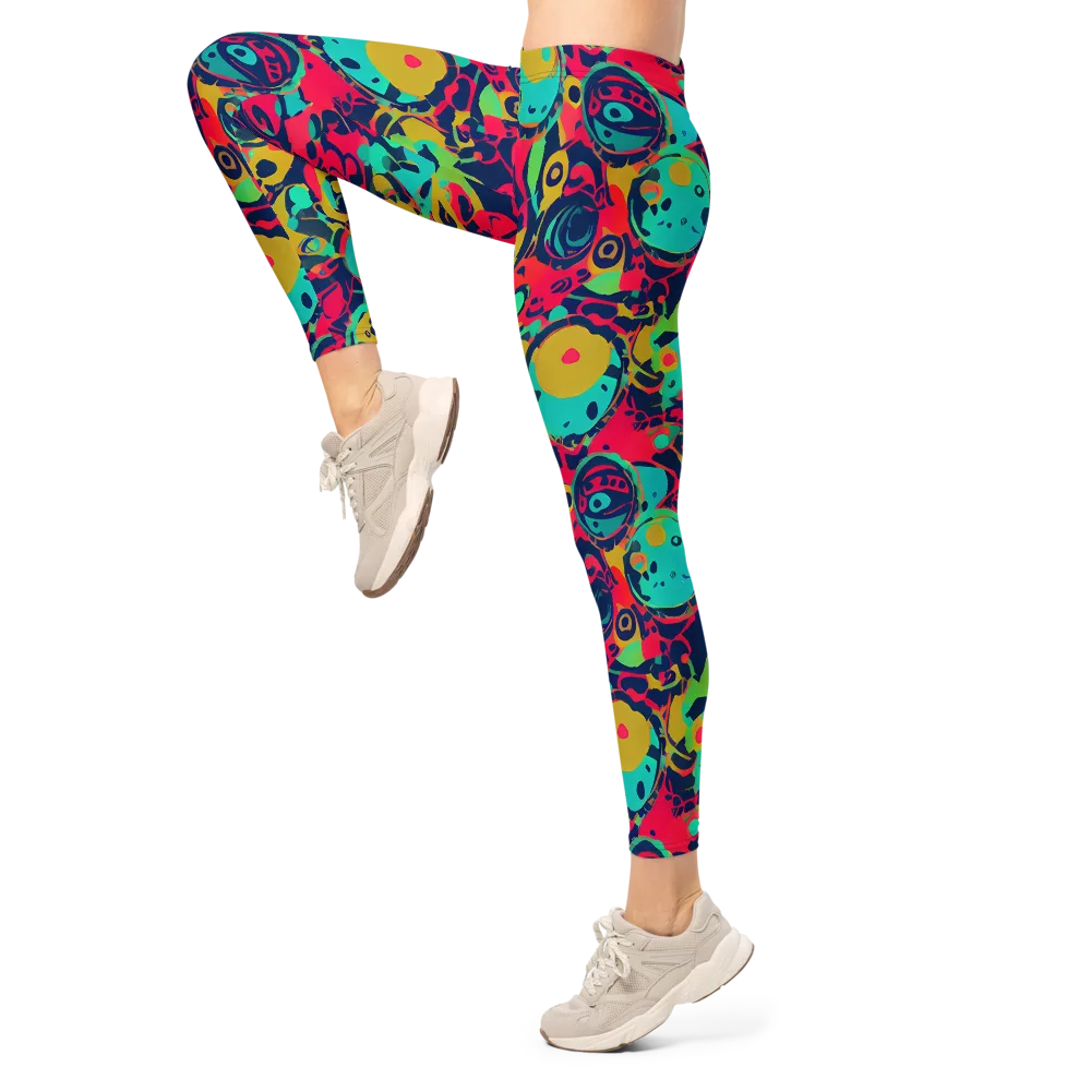 Gottlieb Galaxy on Leggings — Left