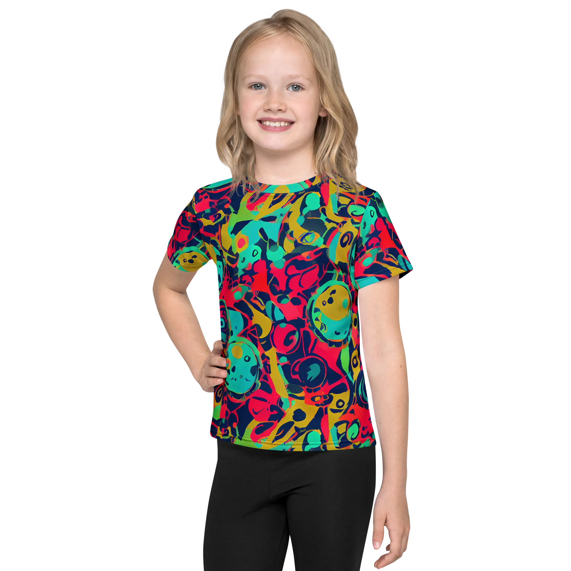 Gottlieb Galaxy on Kids Crew Neck T-Shirt — Front