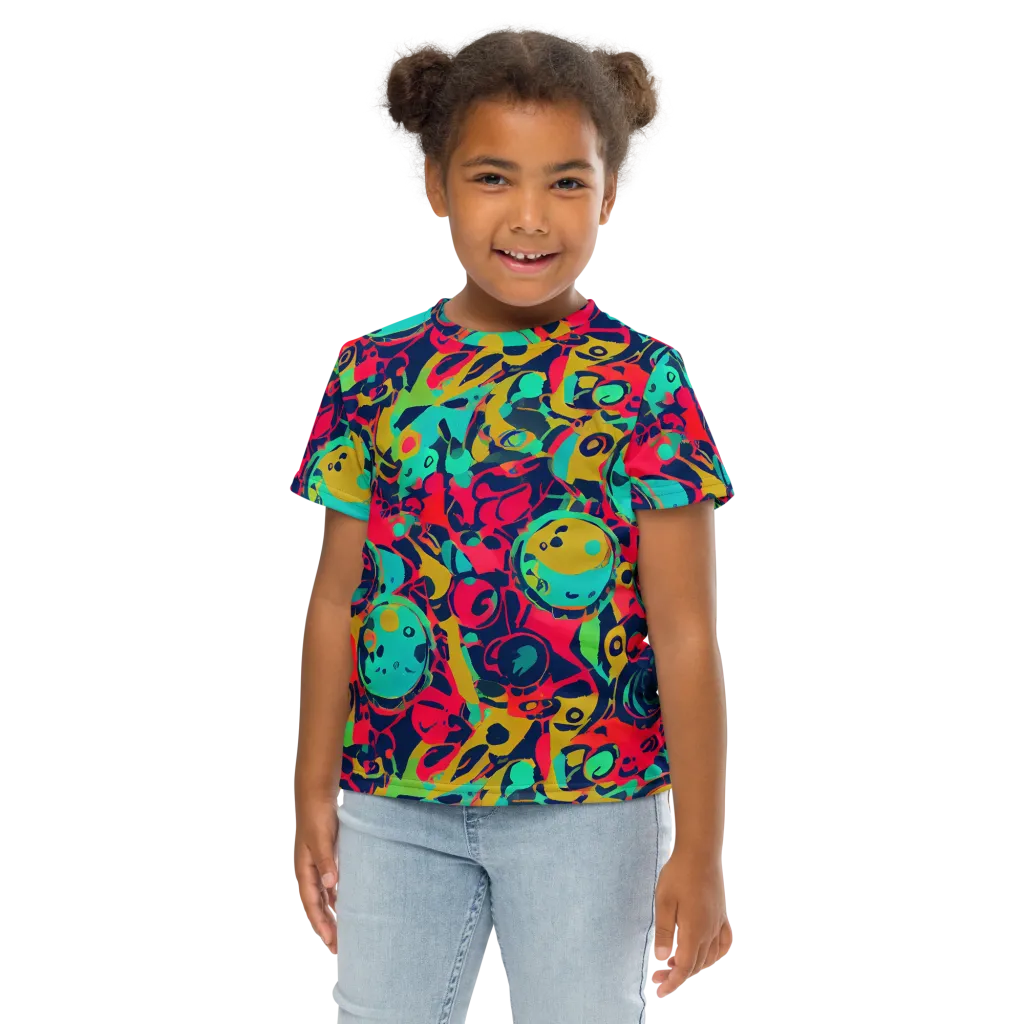 Gottlieb Galaxy on Kids Crew Neck T-Shirt — Front