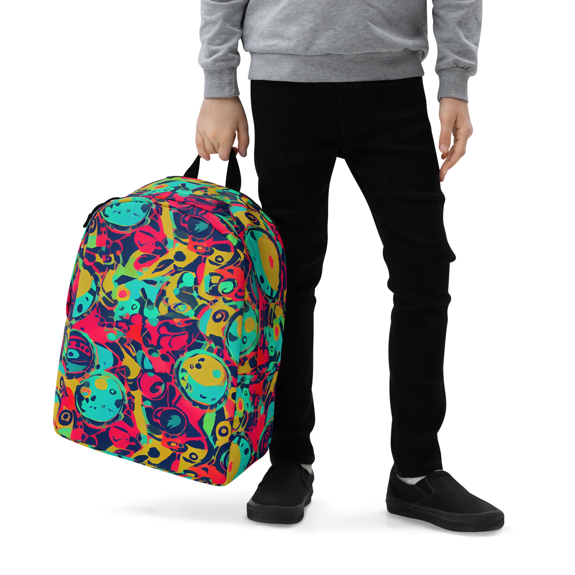 Gottlieb Galaxy on Minimalist Backpack — Zoomed-in