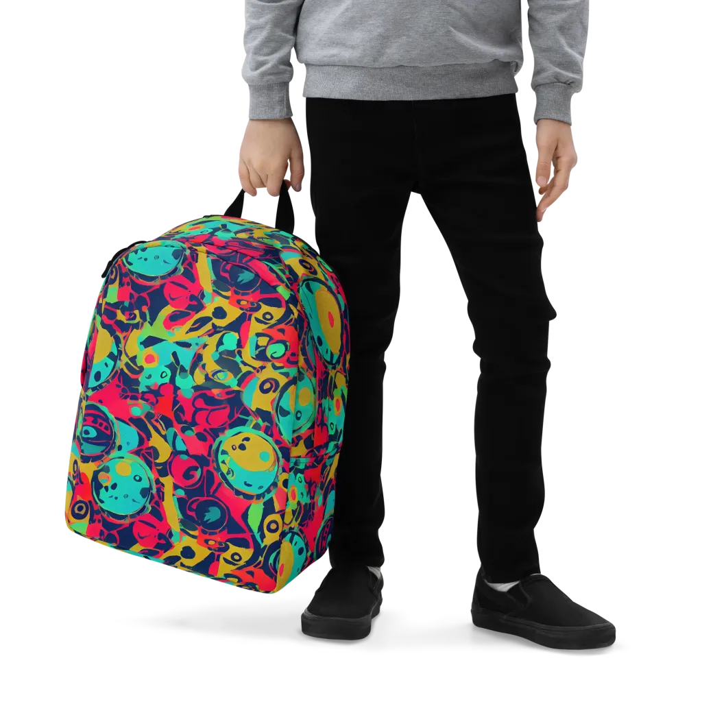 Gottlieb Galaxy on Minimalist Backpack — Zoomed-in