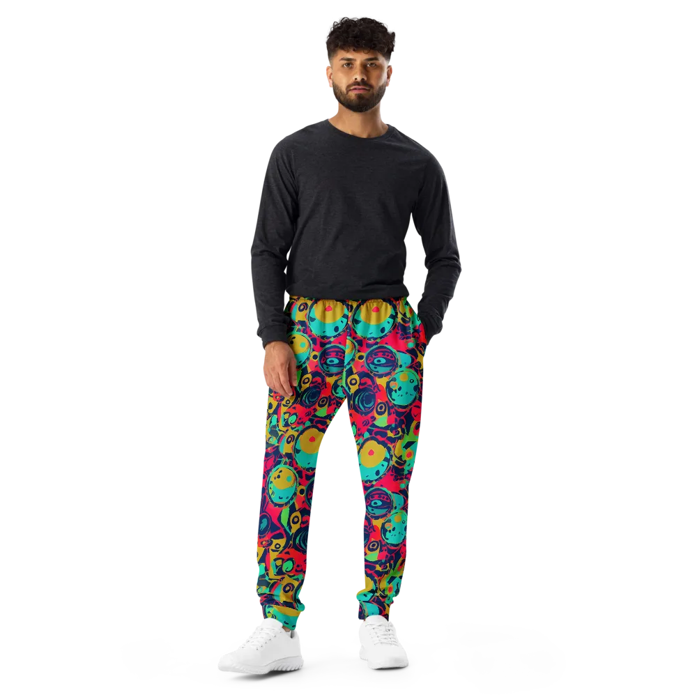 Gottlieb Galaxy on Men's Joggers — Front
