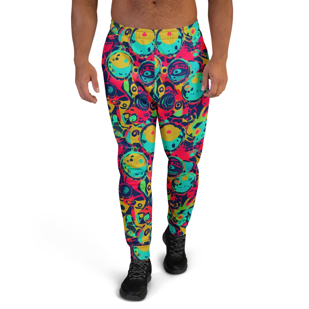 Gottlieb Galaxy on Men's Joggers — Front