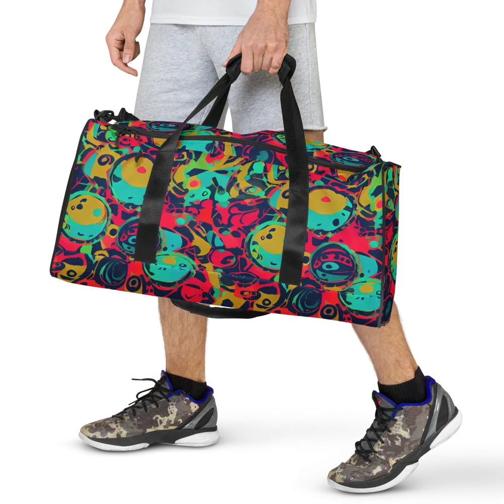 Gottlieb Galaxy on Duffle Bag — Front