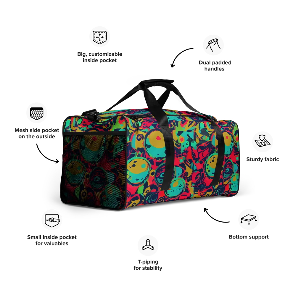 Gottlieb Galaxy on Duffle Bag — Right Front