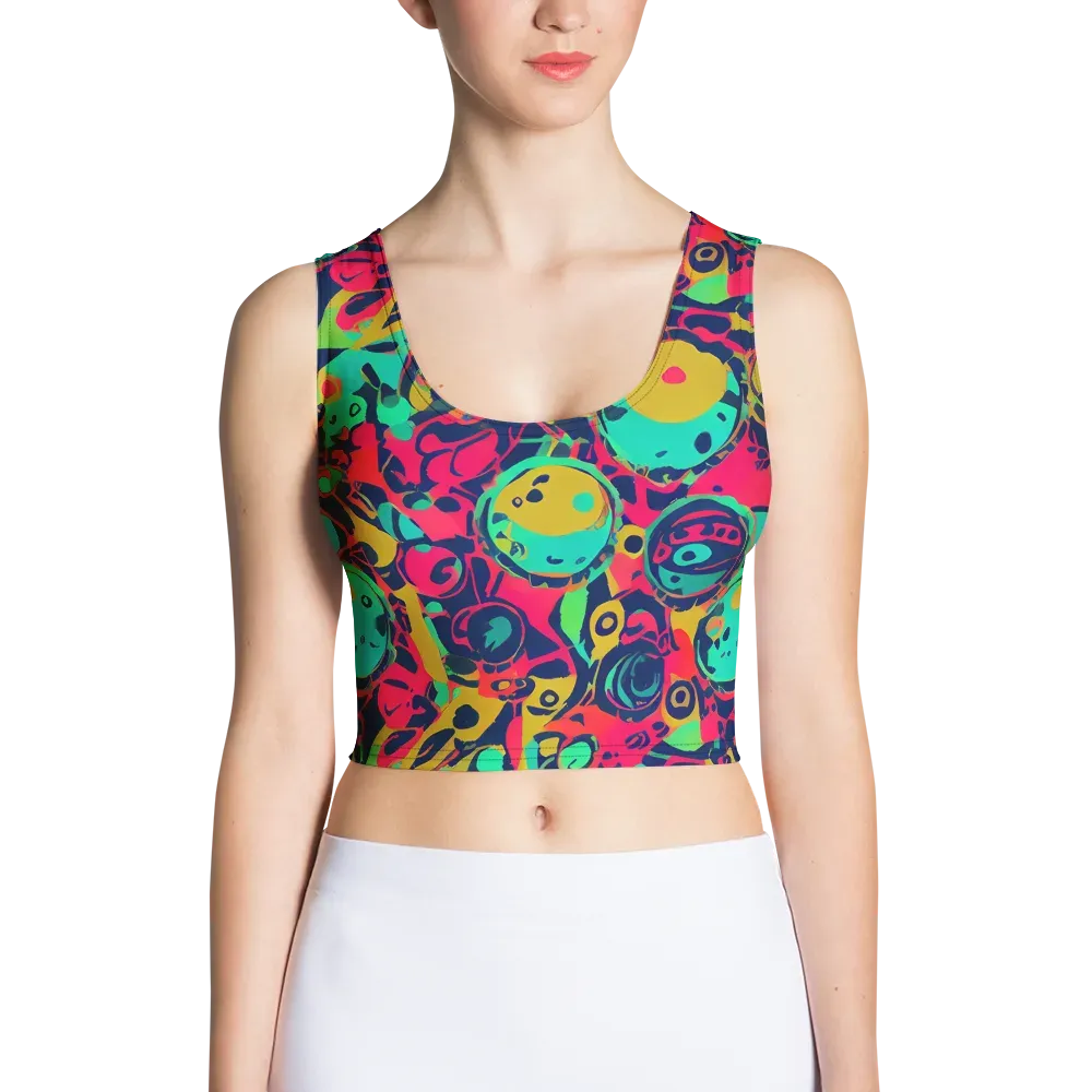 Gottlieb Galaxy on Crop Top — Front