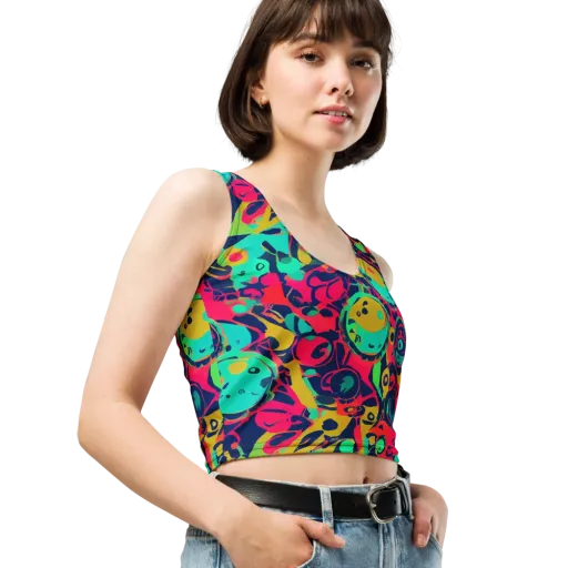 Gottlieb Galaxy on a Crop Top
