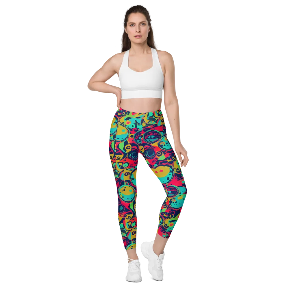Gottlieb Galaxy on Leggings with Pockets — Front
