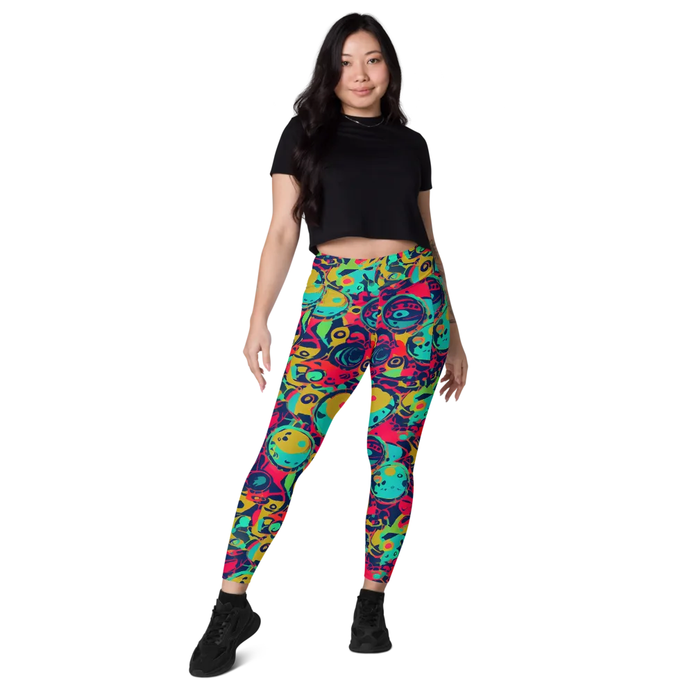 Gottlieb Galaxy on Leggings with Pockets — Front