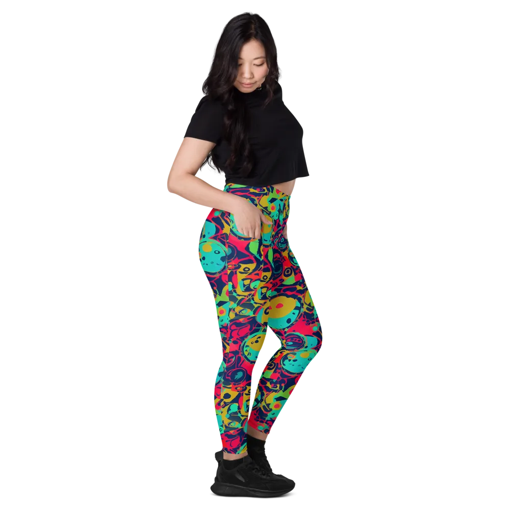 Gottlieb Galaxy on Leggings with Pockets — Right