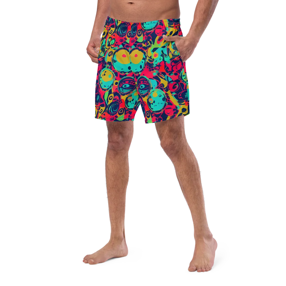 Gottlieb Galaxy on Swim Trunks — Left Front