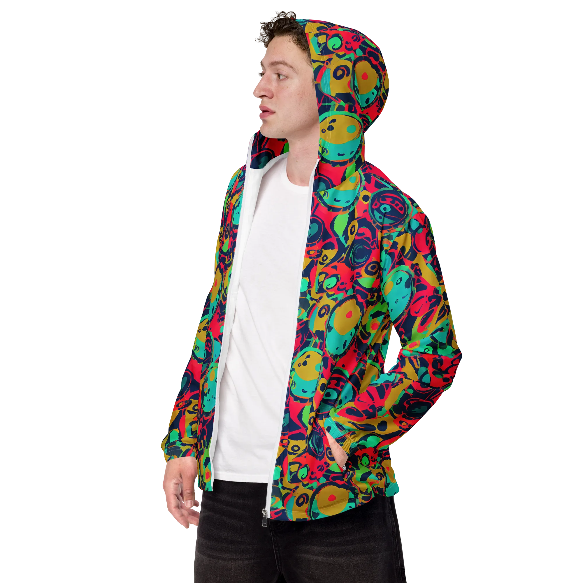Gottlieb Galaxy on Men's Windbreaker — Left Front
