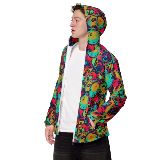 Gottlieb Galaxy on a Men's Windbreaker