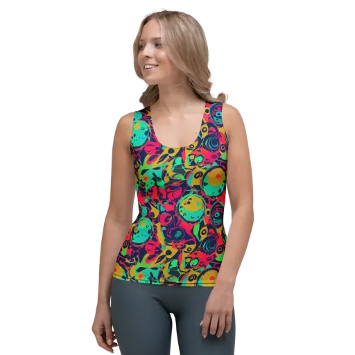 Gottlieb Galaxy on a Women's Tank Top