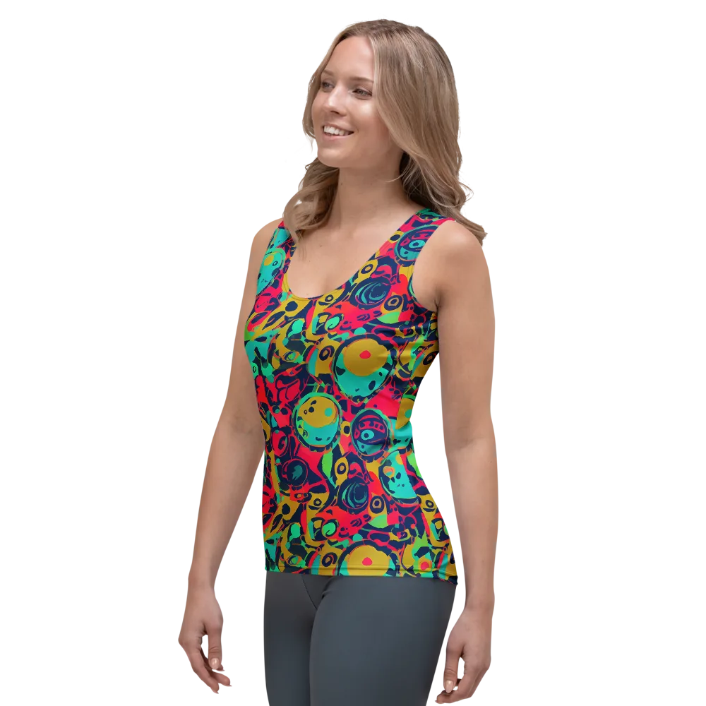 Gottlieb Galaxy on Women's Tank Top — Left Front