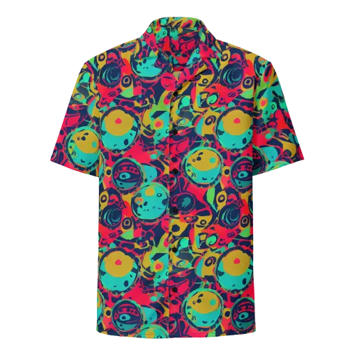 Gottlieb Galaxy on a Button Shirt