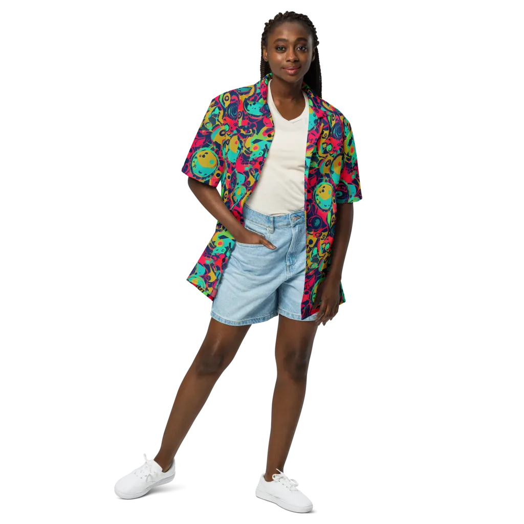 Gottlieb Galaxy on Button Shirt — Front