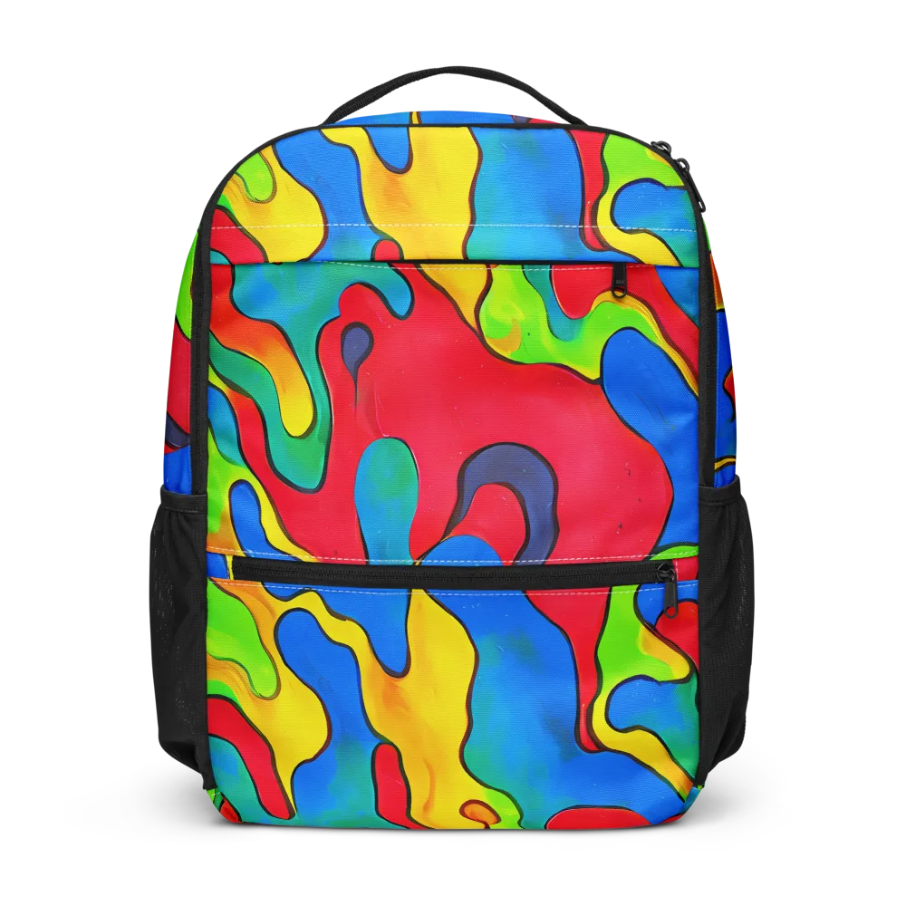 Splash of Joy on Utility Backpack — Front
