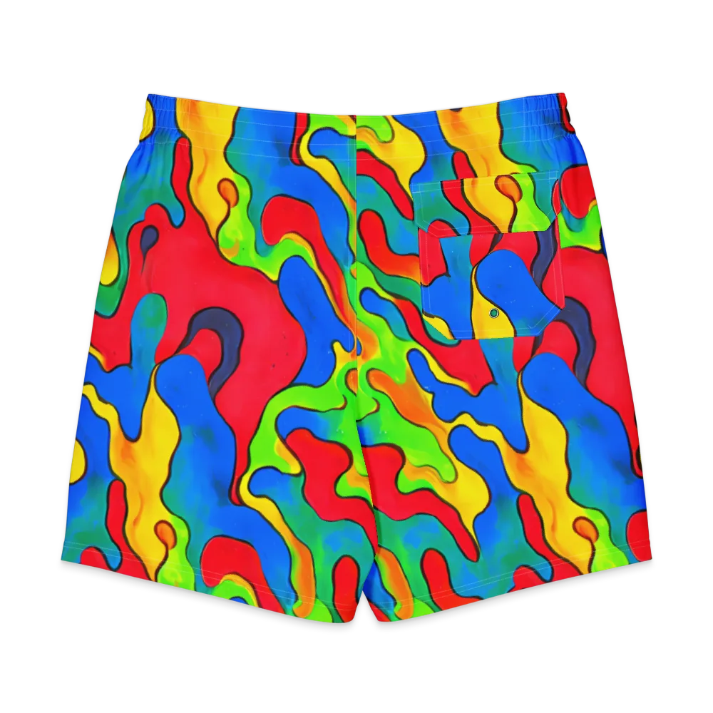 Splash of Joy on Men's Board Shorts — Back