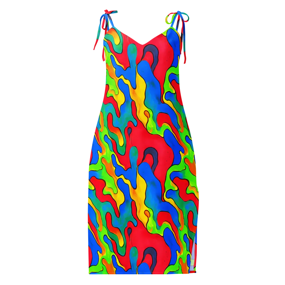 Splash of Joy on Slip Dress — Front